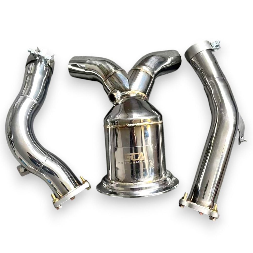 2019 + Audi A6/A7 Downpipe | C8 A6/A7 No Heat Shield / Racing Downpipe (No Cat) Downpipes